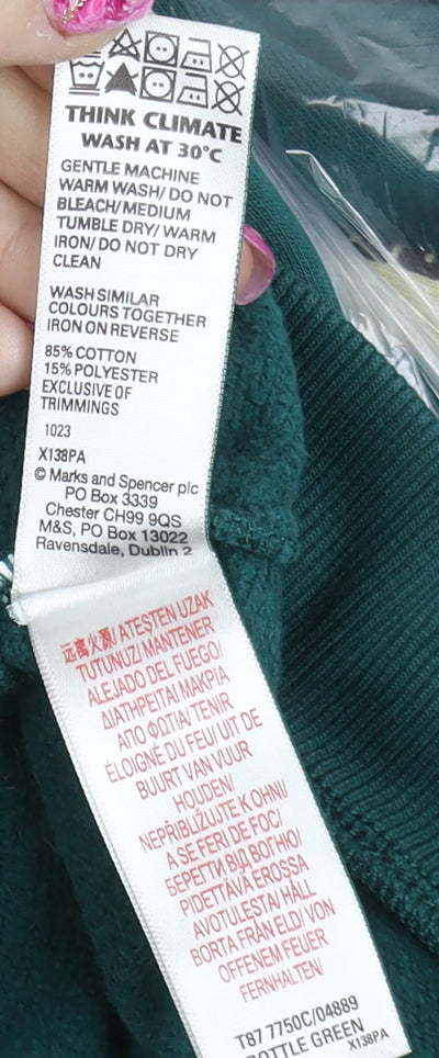 Marks and Spencer Boys Green Minecraft Pullover Hoodie 13-14 Years Adventure Mode