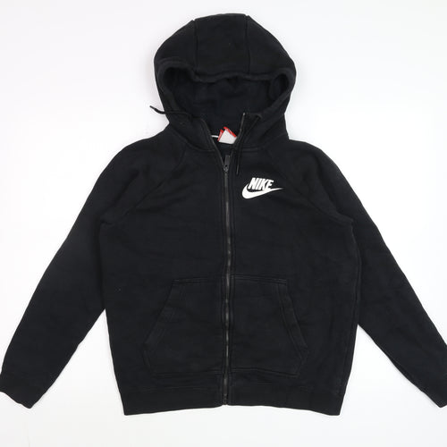 Nike Men's Black Full Zip Hoodie S Regular Fit Sportswear