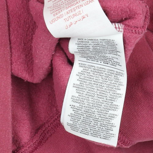 Nike Womens Pink Crew Neck Pullover Sweatshirt XL Relaxed Fit