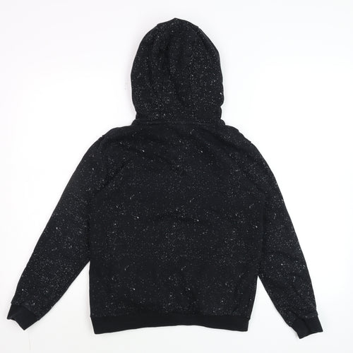Among Us Boys Black Hoodie 11-12 Years Pullover Cotton Graphic Print