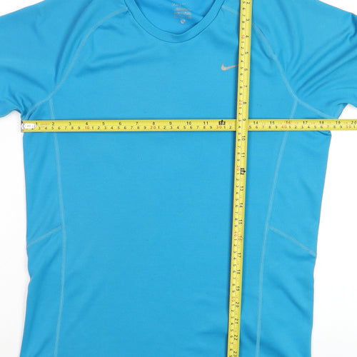 Nike Men's Blue Dri-Fit Running T-Shirt Size S Athletic Fit