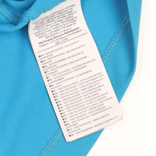 Nike Men's Blue Dri-Fit Running T-Shirt Size S Athletic Fit