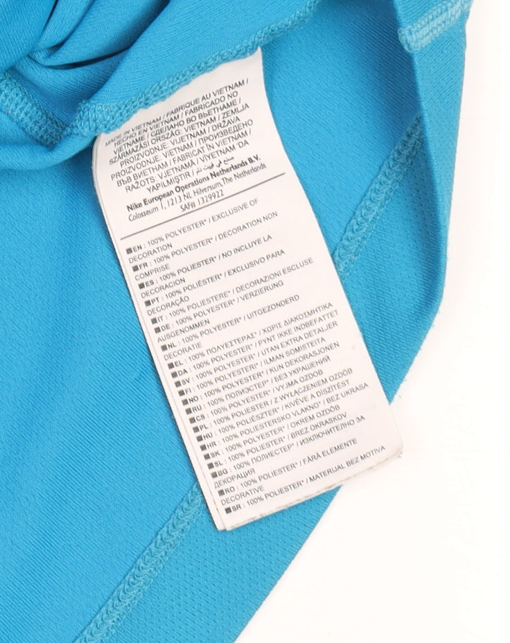 Nike Men's Blue Dri-Fit Running T-Shirt Size S Athletic Fit