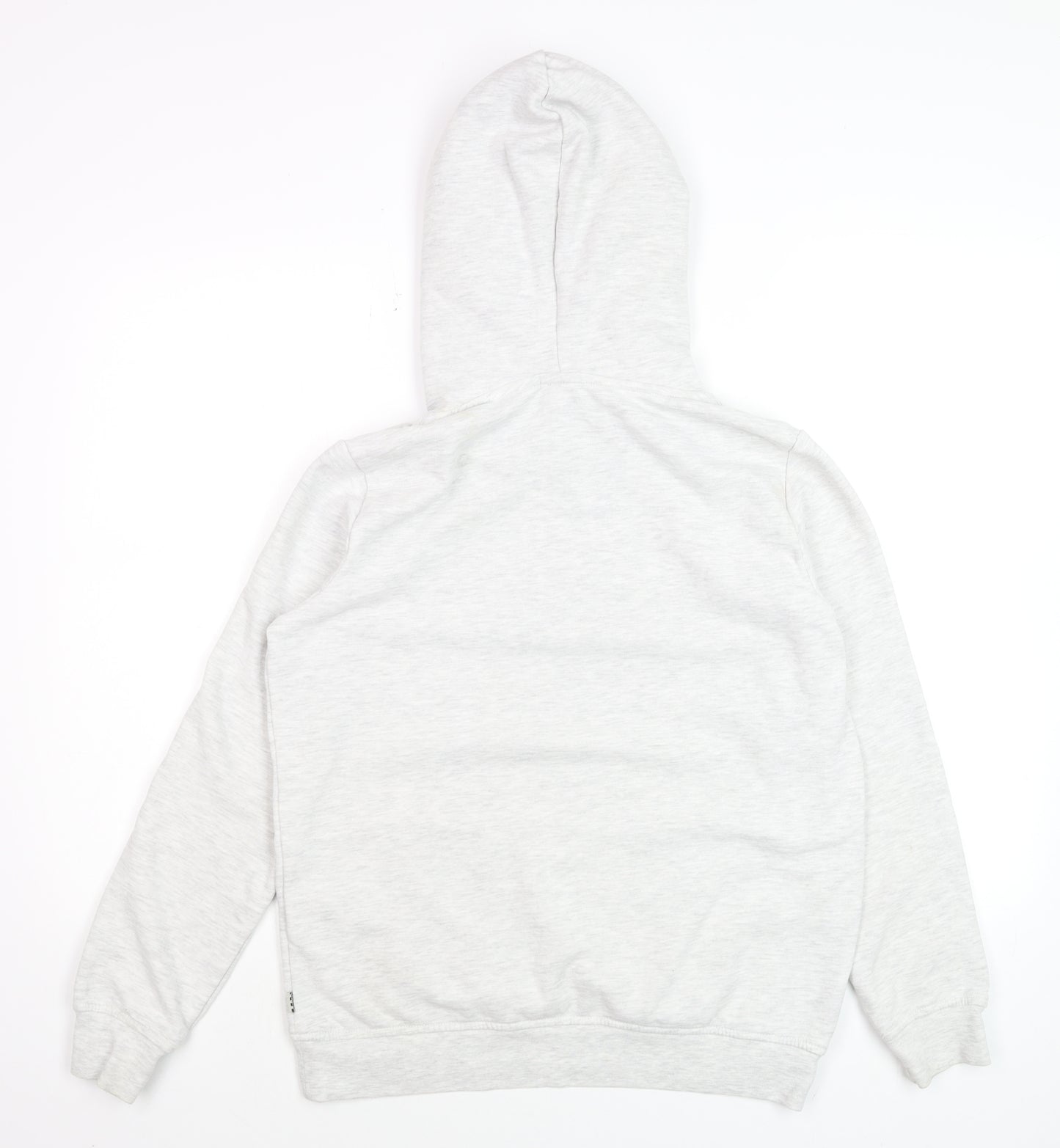Vans Womens Grey Pullover Hoodie Medium Cotton Blend Logo Casual