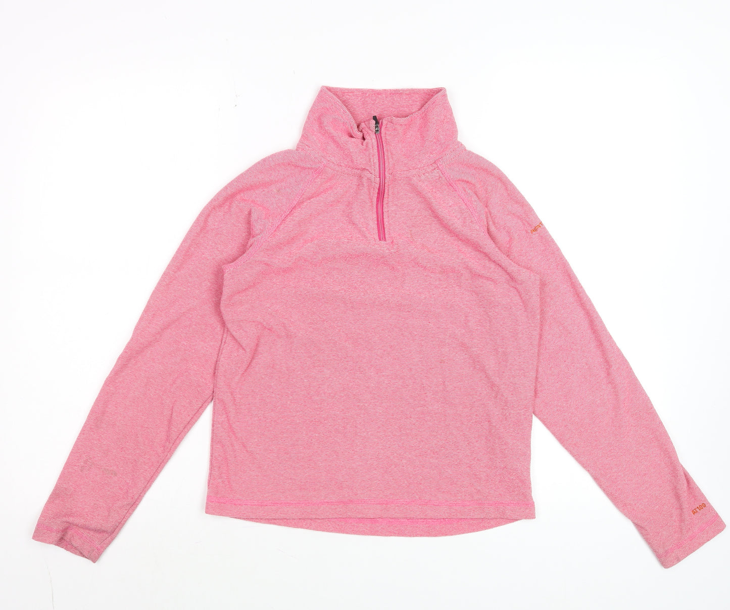 Trespass Girls Pink 11-12 Years Pullover 1/2 Zip Sweatshirt Top