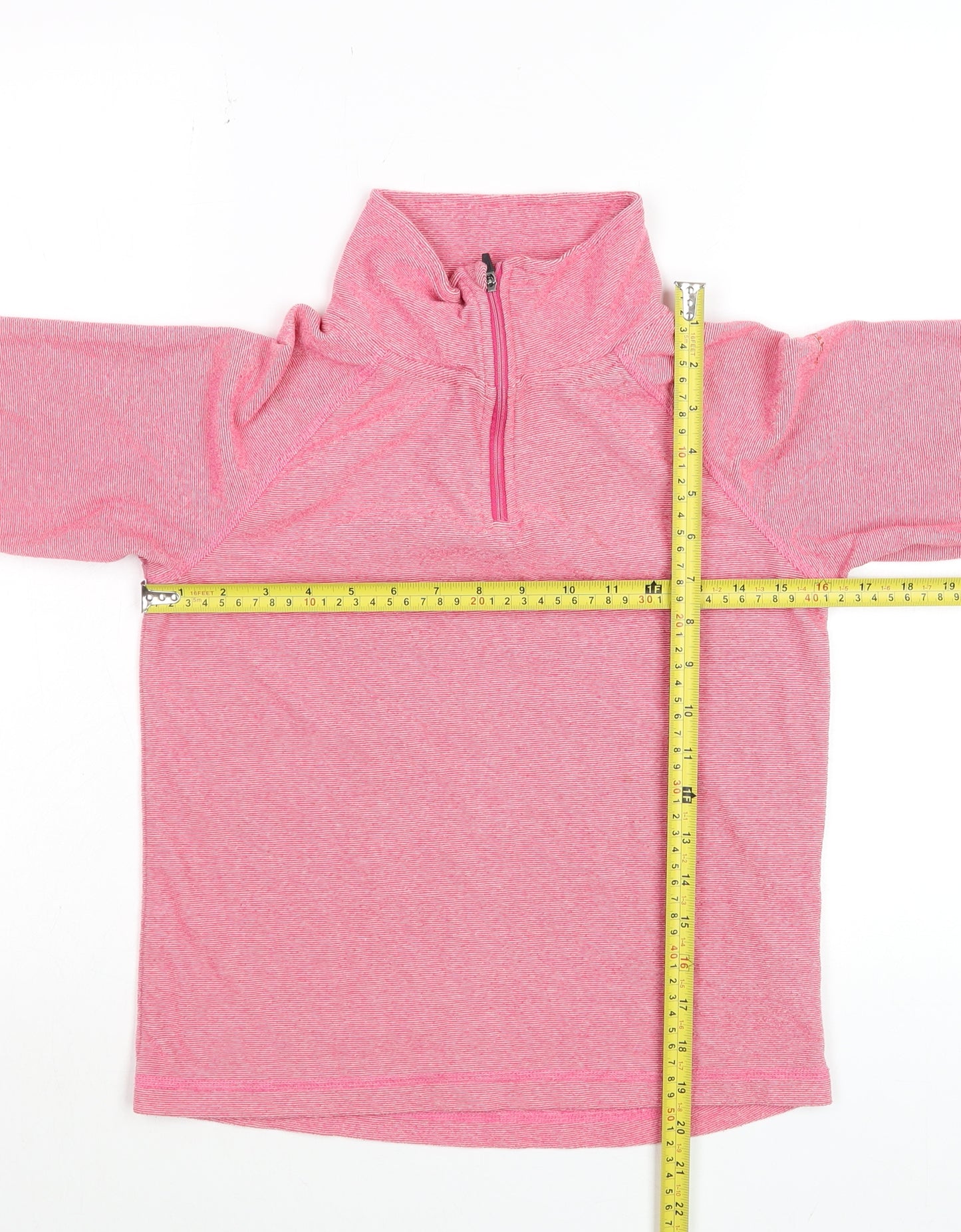 Trespass Girls Pink 11-12 Years Pullover 1/2 Zip Sweatshirt Top