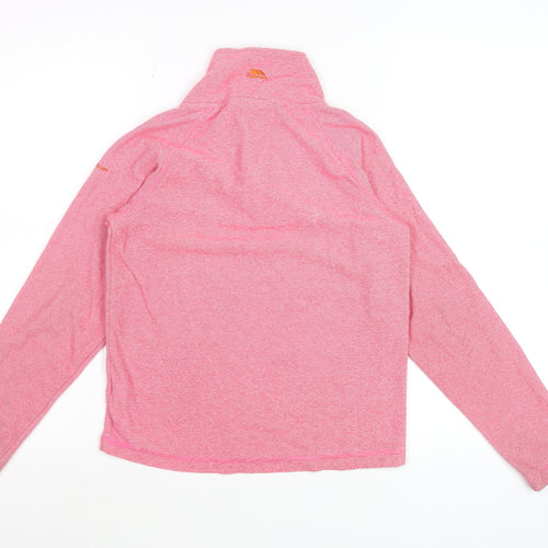 Trespass Girls Pink 11-12 Years Pullover 1/2 Zip Sweatshirt Top