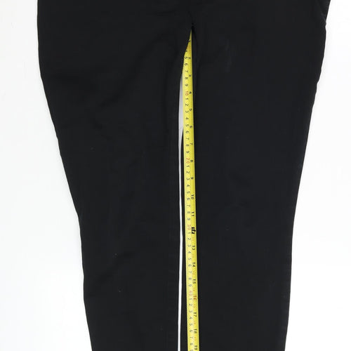 H&M Women’s Black Maternity Stretch Tapered Trousers Size M