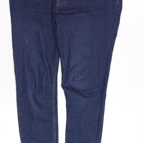 New Look Women Blue Size 10 Maternity Lift & Shape Jegging Jeans