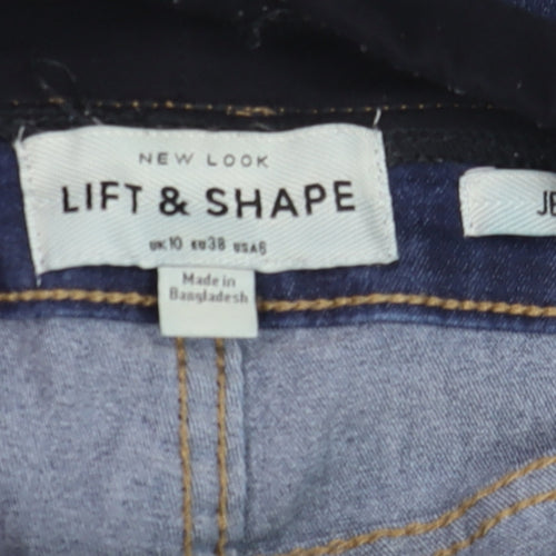 New Look Women Blue Size 10 Maternity Lift & Shape Jegging Jeans