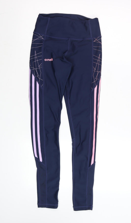 O'Neills Womens Blue Size 8 Activewear Leggings Gym Trousers