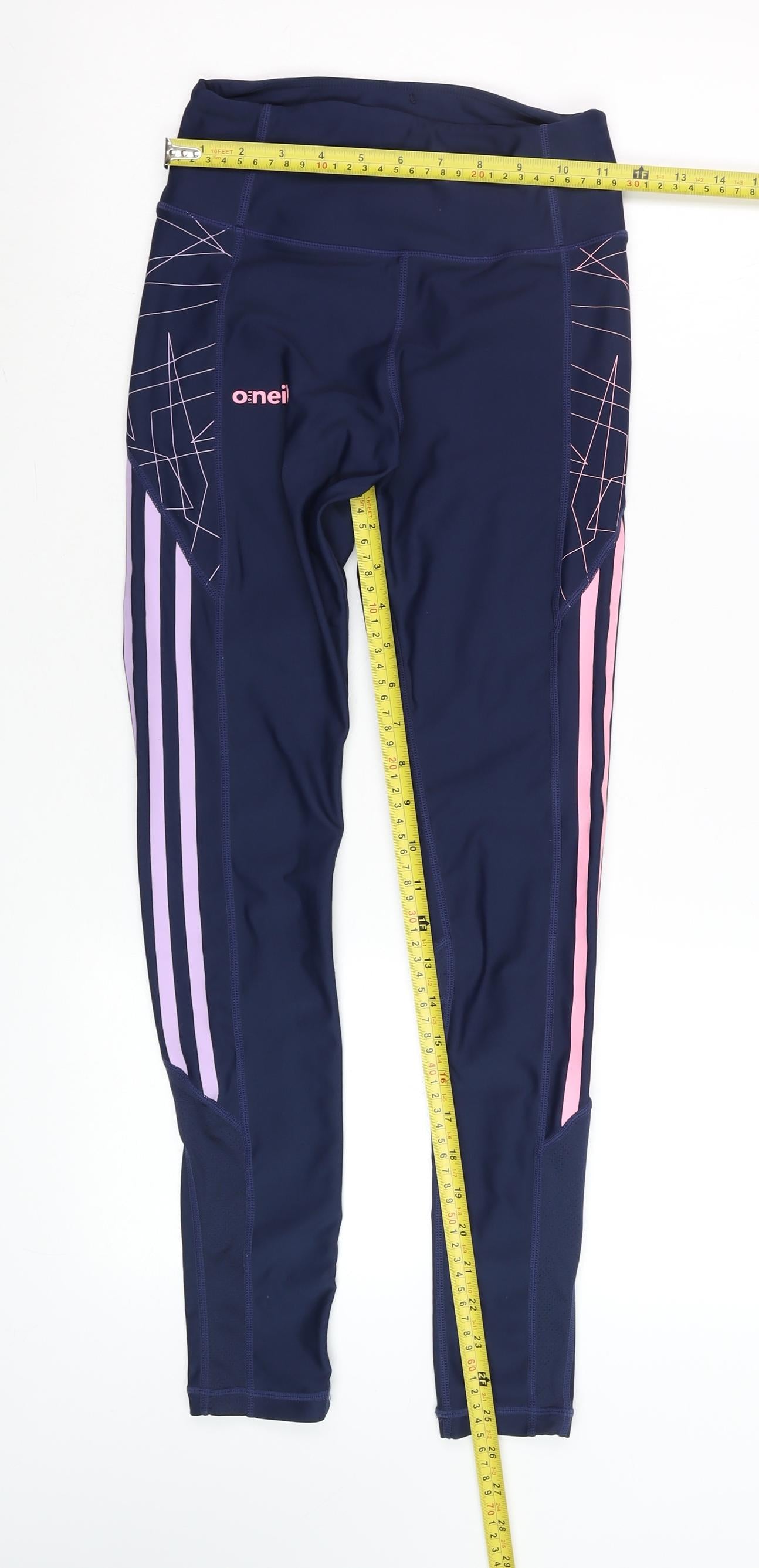 O'Neills Womens Blue Size 8 Activewear Leggings Gym Trousers