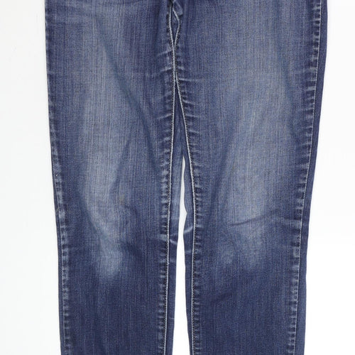 Levi's Women's Blue Size 8 Demi Curve Mid Rise Skinny Jeans
