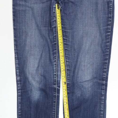Levi's Women's Blue Size 8 Demi Curve Mid Rise Skinny Jeans