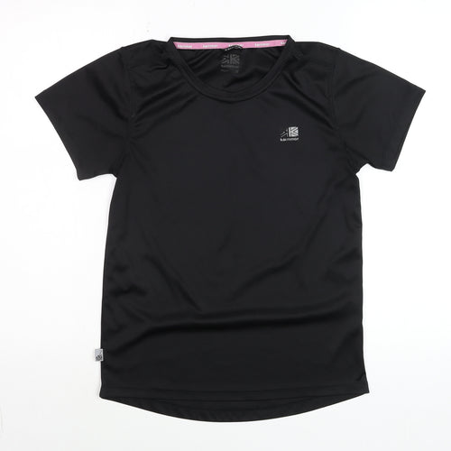 Karrimor Womens Black Size 12 Running Short Sleeve T-Shirt