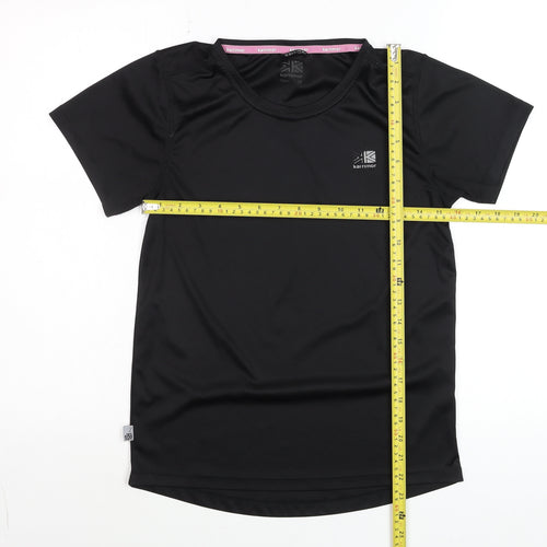 Karrimor Womens Black Size 12 Running Short Sleeve T-Shirt