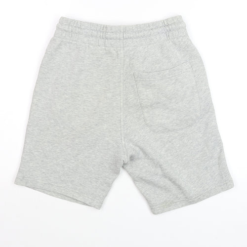 H&M Men Grey XS Sweat Shorts Elastic Waist Drawstring Casual Jersey