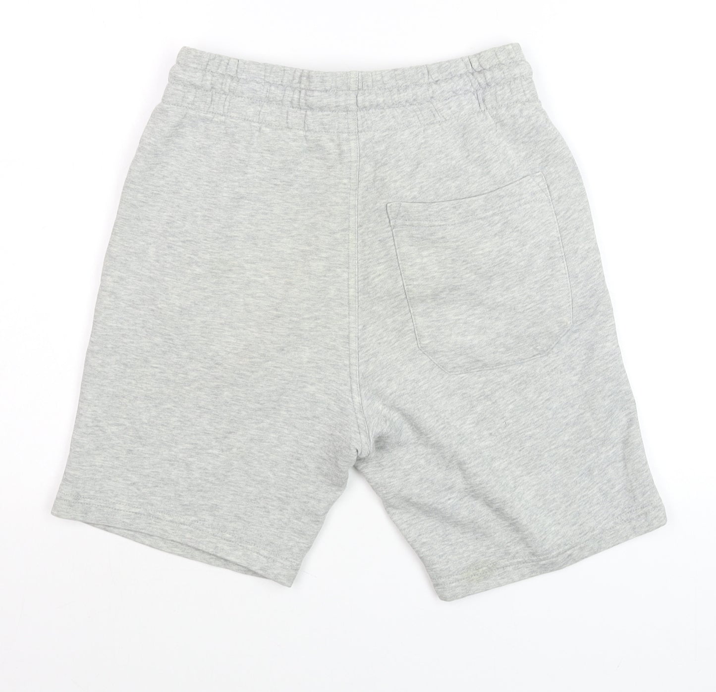 H&M Men Grey XS Sweat Shorts Elastic Waist Drawstring Casual Jersey