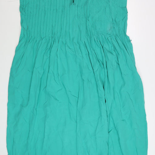 Gallery Women’s Green Size 16 Sleeveless A-Line Knee Length Dress