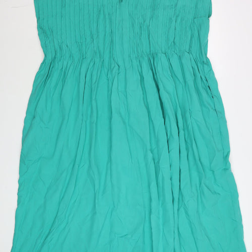 Gallery Women’s Green Size 16 Sleeveless A-Line Knee Length Dress