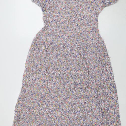 Jeff&Co Women’s Multicoloured Floral Fit & Flare Dress Size 10
