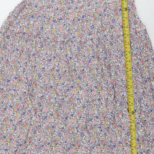 Jeff&Co Women’s Multicoloured Floral Fit & Flare Dress Size 10