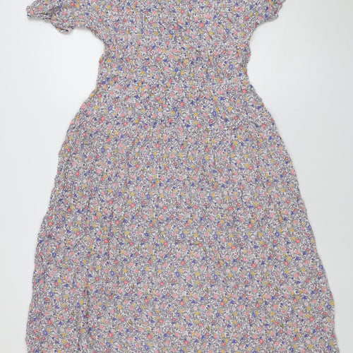 Jeff&Co Women’s Multicoloured Floral Fit & Flare Dress Size 10