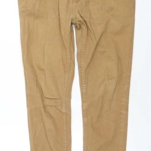 Denim Co. Men's Beige Skinny Jeans W30 L30 Cotton Stretch
