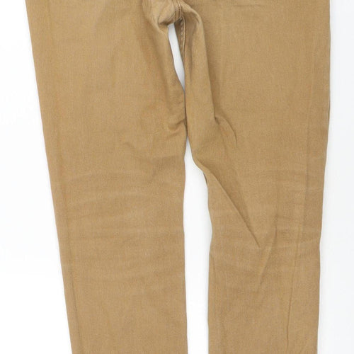 Denim Co. Men's Beige Skinny Jeans W30 L30 Cotton Stretch