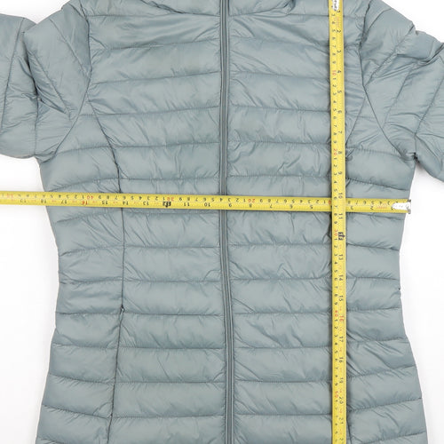 Dunnes Stores Women's Green Hooded Lightweight Puffer Jacket Size S