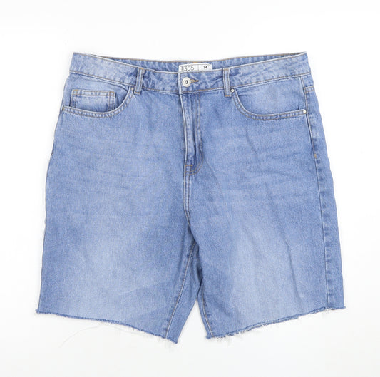 Denim 365 Women’s Blue High Rise Mom Denim Shorts Size 14