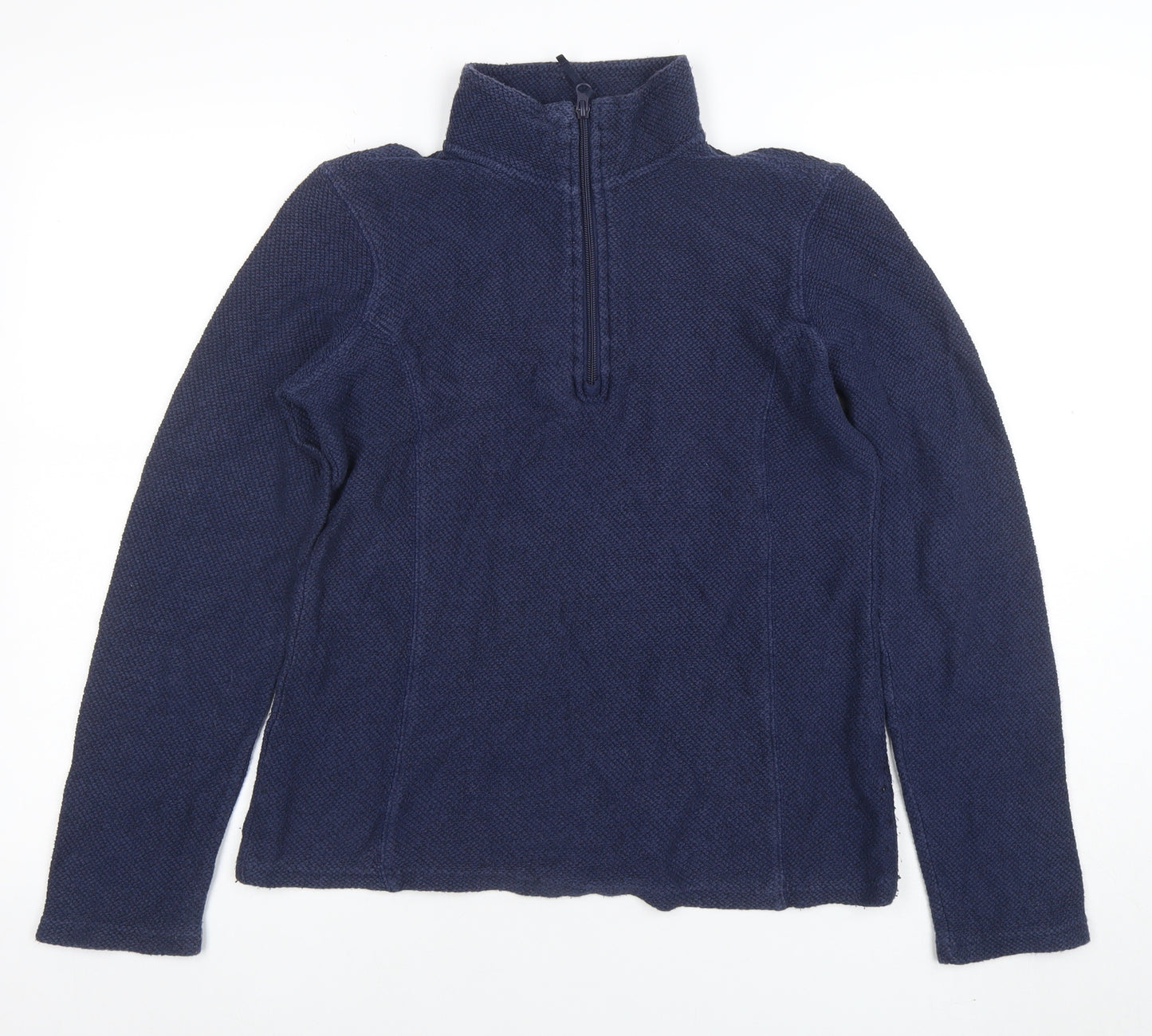 Mountain Warehouse Women Navy 1/2 Zip Pullover Fleece Size 10