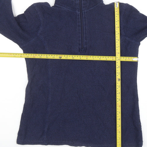 Mountain Warehouse Women Navy 1/2 Zip Pullover Fleece Size 10
