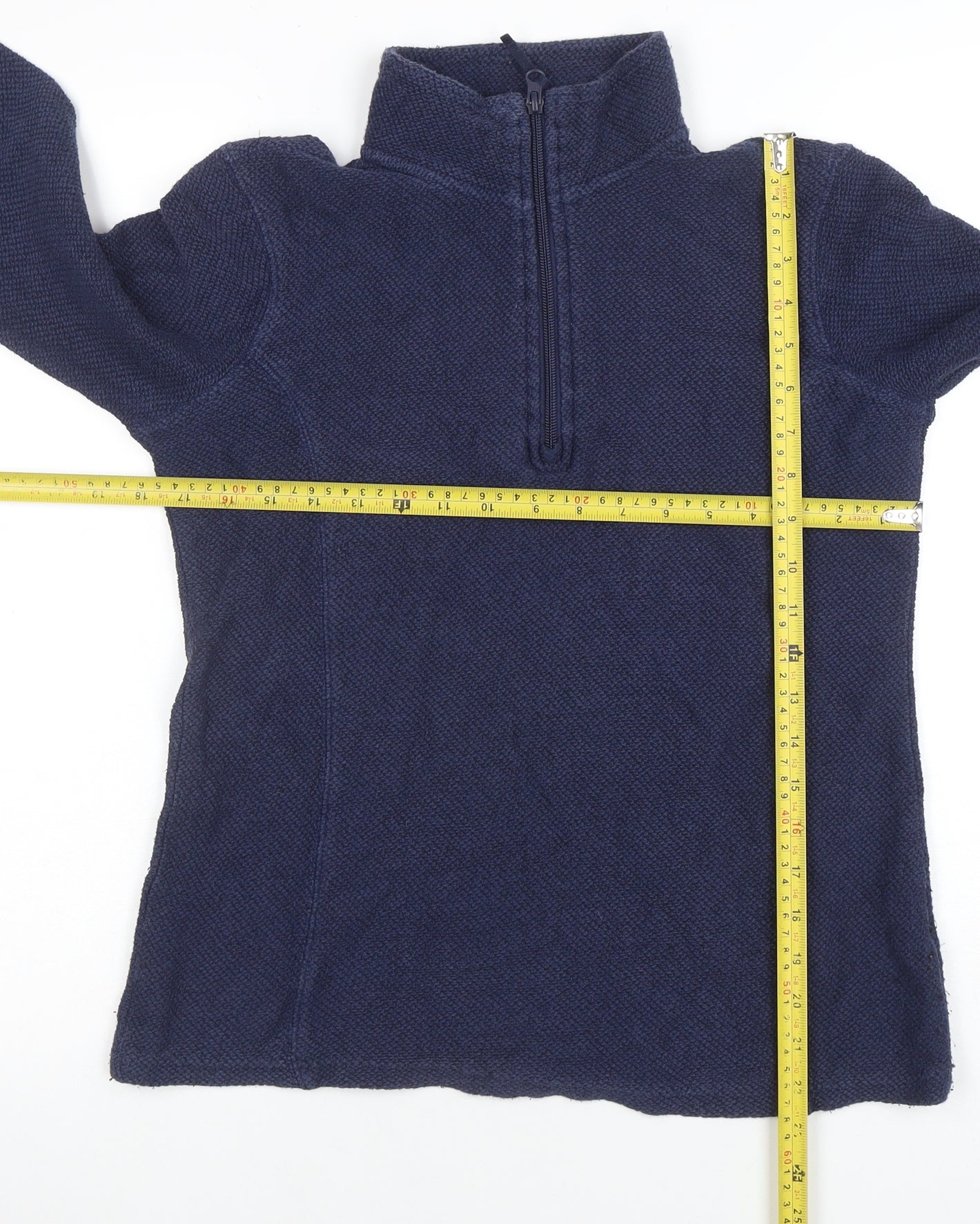 Mountain Warehouse Women Navy 1/2 Zip Pullover Fleece Size 10
