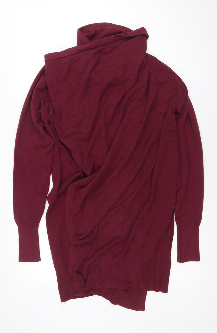 Obsessions Women's Red Roll Neck Knit Jumper One Size