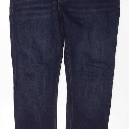 Next Men’s Blue Denim Straight Jeans 31W 94L Regular Fit