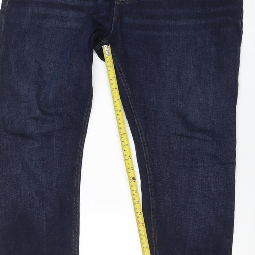 Next Men’s Blue Denim Straight Jeans 31W 94L Regular Fit