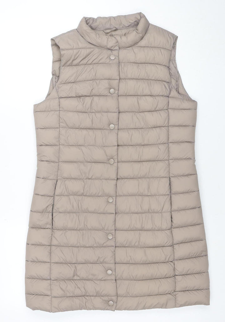 Dunnes Stores Women’s Beige Quilted Puffer Waistcoat S