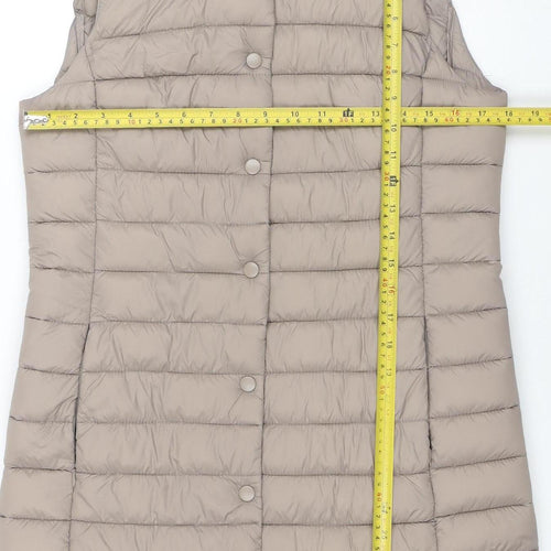 Dunnes Stores Women’s Beige Quilted Puffer Waistcoat S