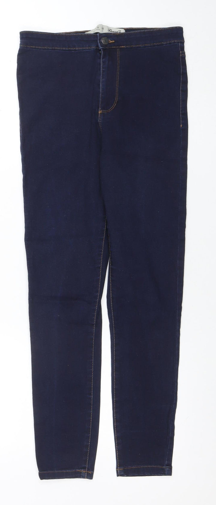 Denim Co. Womens Blue Size 10 Skinny Stretch Jeans