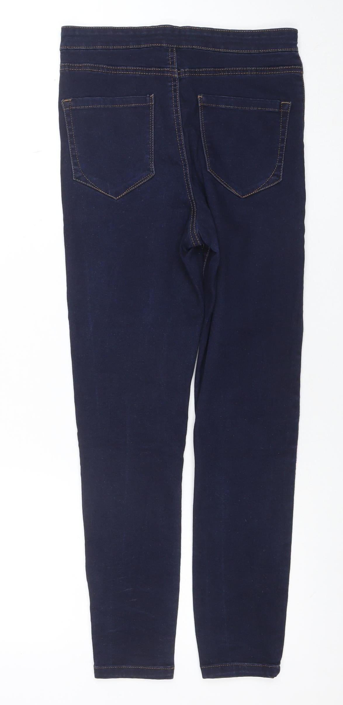 Denim Co. Womens Blue Size 10 Skinny Stretch Jeans