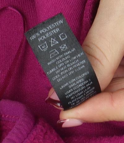 DUNNES Women’s Pink Fleece 1/4 Zip Sweatshirt Size M Polyester