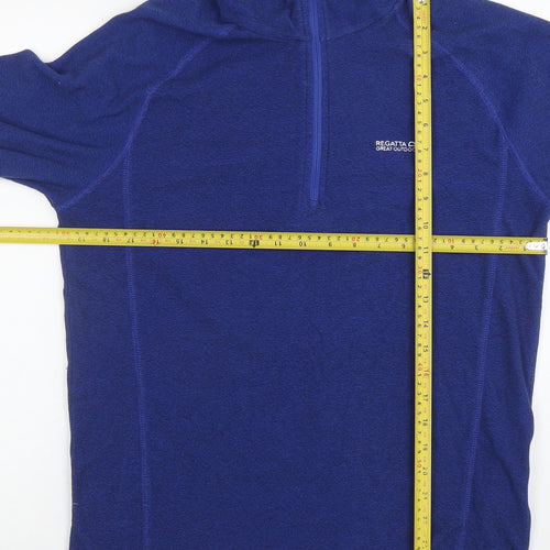 Regatta Great Outdoors Men's Blue 1/2 Zip Fleece Sweatshirt Size M