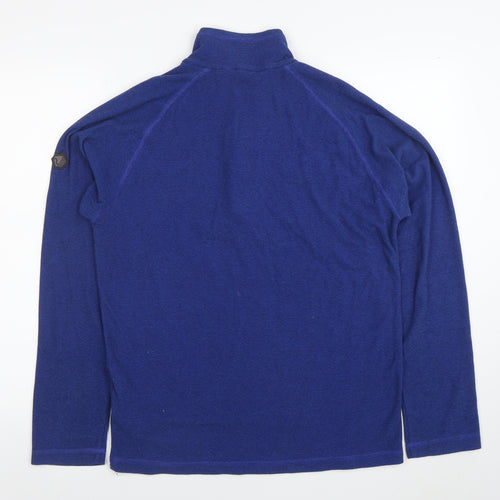 Regatta Great Outdoors Men's Blue 1/2 Zip Fleece Sweatshirt Size M