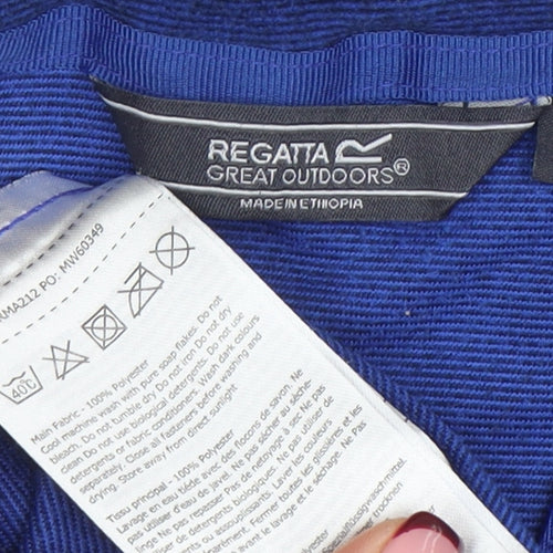 Regatta Great Outdoors Men's Blue 1/2 Zip Fleece Sweatshirt Size M