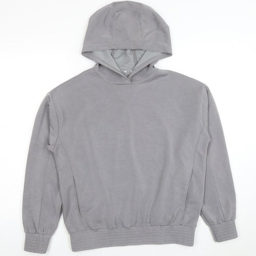 Dunnes Stores Womens Grey Pullover Hoodie Small Cotton Blend