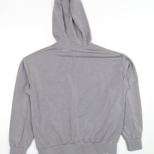 Dunnes Stores Womens Grey Pullover Hoodie Small Cotton Blend