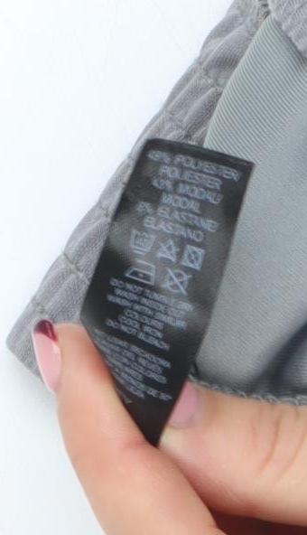 Dunnes Stores Womens Grey Pullover Hoodie Small Cotton Blend