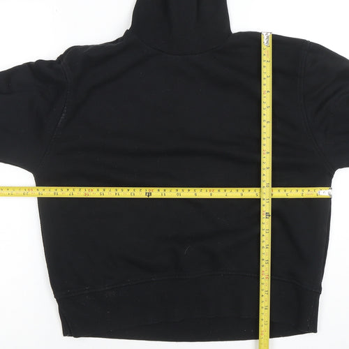 Zara Womens Black Size S Roll Neck Pullover Sweatshirt
