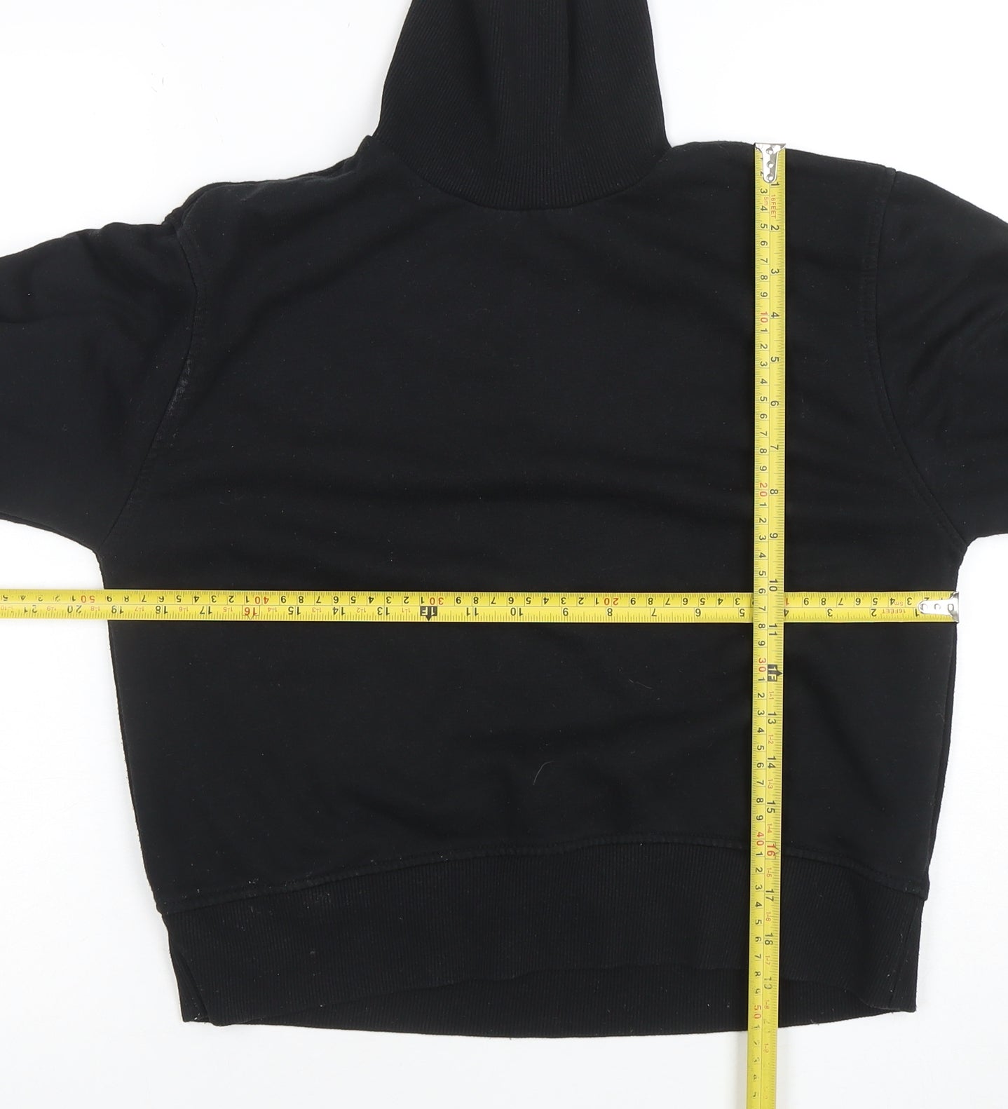 Zara Womens Black Size S Roll Neck Pullover Sweatshirt